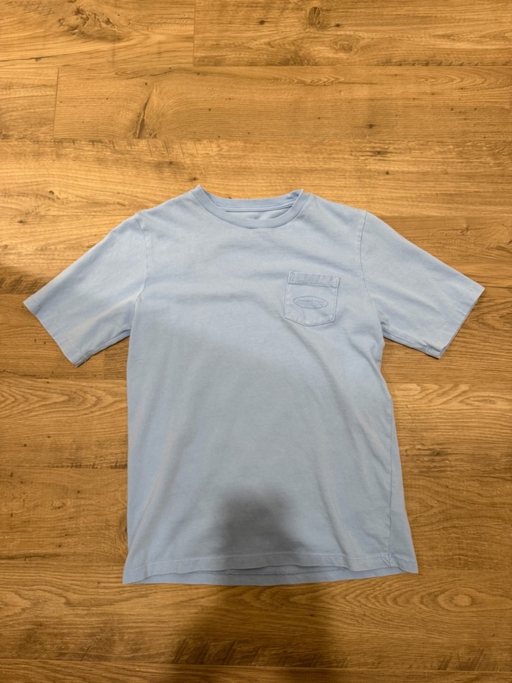 Vineyard Vines Light Blue Pocket Tee